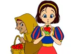 Coloriage - Blanche neige