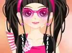 Flower teen girl dress up game