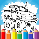 Monster Truck Coloring Pages For Kids