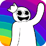 Rainbow Friends Coloring Book