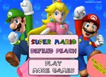 Super Mario defend Peach