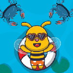 Swimming Bee